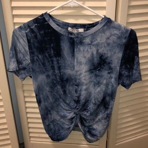 Tie dye blue top